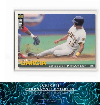Carlos Garcia 1995 Collector's Choice #376 Baseball Pittsburgh Pirates - Image 1 of 2