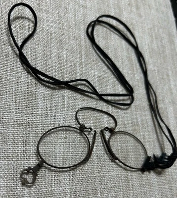 PINCHE ANTIGUO ORIGINAL, PINCE NEZ NARIZ CLIP LIGERO AUMENTO GAFAS DE LECTURA Foto 1 de 4