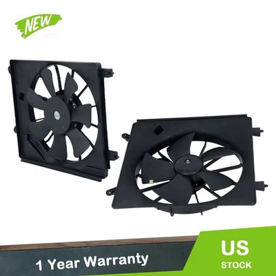 For Honda Element 2.4L L4 2007-2010 2011 Left and Right Radiator Cooling Fan - Image 1 of 4