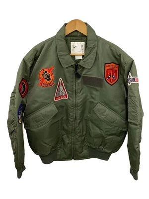 TOPGUN Flight Jacket M Nylon Khaki Plain - Image 1 of 4