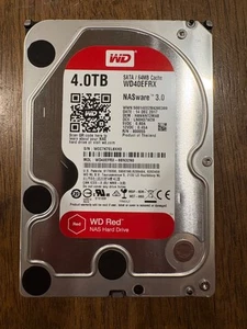 Western Digital RED NAS 3.0 WD40EFRX 4 TB SATA III 3.5" TESTED (XH3) - Photo 1/1