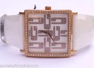 Guess W10547L1 Bond Graphix Gold Rose Swarovski Watch Women BestOfferWatches - Picture 1 of 1