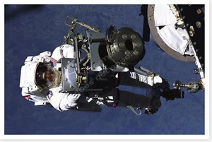 Astronautin Tamara Jernigan Space Shuttle Discovery Space Walk Silberdampf Foto - Bild 1 von 1