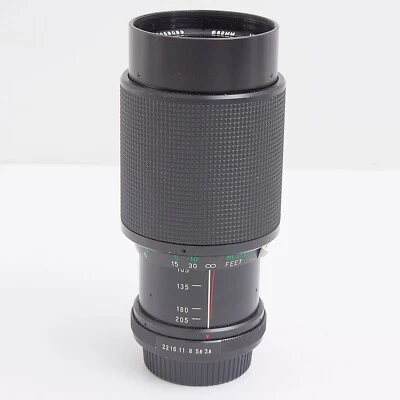 VIVITAR 75-205mm  f/3.8 MACRO ZOOM MC LENS Fit PENTAX P/K - PARTS/REPAIR #VL17 - Image 1 of 4