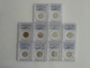 2005, 2006, 2007, 2008 40 Coin Set / State Quarter Satin Finish 25C / PCGS MS68 - Picture 1 of 8