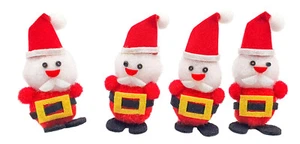 -mann Weihnachten Bommeln Und Filz 5,5 X 3 CM 4 Teile - Imagen 1 de 1
