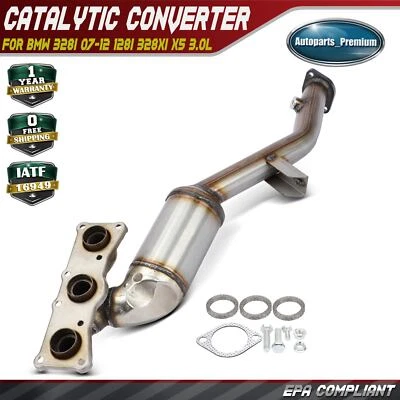 Front Catalytic Converter for BMW 328i 2007-2012 128i 328xi 328i xDrive X5 3.0L - Image 1 of 4