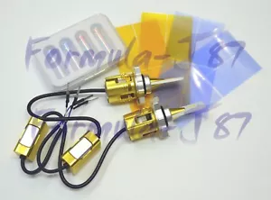 LED Kit Z 96W PS24W 5202 9009 3000K Yellow Two Bulbs Fog Light Replacement Lamp - Picture 1 of 12