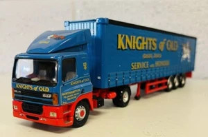 CORGI 75405 LEYLAND DAF TRACTOR & CURTAINSIDE TRAILER HGV 1/50 - Picture 1 of 5