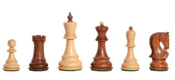 The Zagreb '59 Chess Set - Pieces Only - 3.875" King - Golden Rosewood - Image 1 of 1