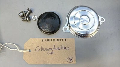 Honda GL1100 GL 1100 1981 Gold Wing RHS, cubierta del extremo del eje de la leva, tapa Foto 1 de 4