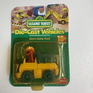 2001 Fisher Price Sesame Street Diecast Vehicles Elmo's Dump Truck - Picture 1 of 3