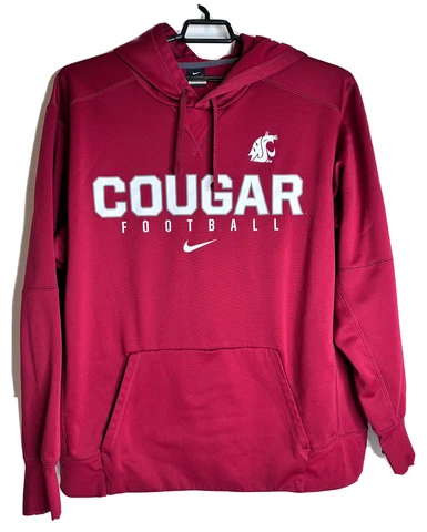 Washington Cougars Football Nike Therma Fit Men’s Pullover Hoodie XXL Cover