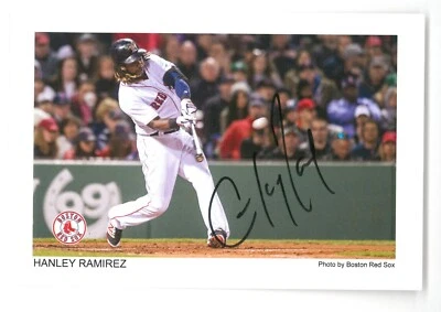 Lote de 4 autógrafos auténticos firmados en fotos - Hanley Ramírez David Price Foto 1 de 4