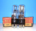 No 25Z5 NOS RCA audio radio amplifier vacuum tubes 2 valves tested tubular 25Z5G