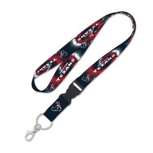 HOUSTON TEXANS TIE DYE LANYARD DETACHABLE BUCKLE NEW WINCRAFT 🤠 - Picture 1 of 1