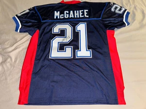 Willis McGahee Buffalo Bills Jersey On Field Authentic Game Reebok 50 NWT Signed - Picture 1 of 6