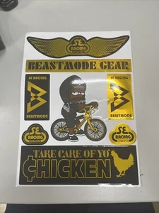 SE Racing Beast Mode Sticker Kit Take Care Of Yo’ Chicken BMX - Picture 1 of 1