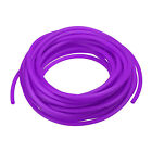 Rubber Cord Tube, 16ft Hollow Tubing 3mm OD 1.5mm ID for DIY Craft, Purple