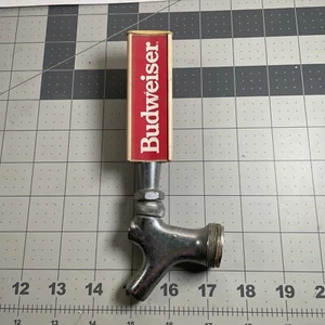 Manico rubinetto birra bozza plastica 3 lati Budweiser vintage 3,75" - Foto 1 di 4