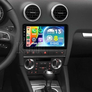 6+64GB Für AUDI A3 8P 2003-2013 Android13 Autoradio GPS NAVI Carplay WIFI FM - Bild 1 von 16
