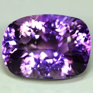 18.54 Cts_Gorgeous Best Color_100 % Natural Cushion Fancy Purple Amethyst_Africa - Picture 1 of 3