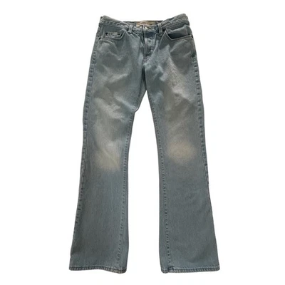 Pantalones de mezclilla vintage GAP para mujer modernos acampanados tiro bajo lavado ligero Y2K talla 6 EE. UU. Foto 1 de 4