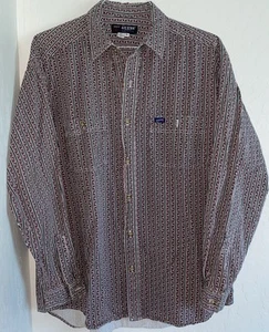 Vtg 90s GUESS Georges Marciano Long Sleeve Button Up Shirt Small USA Made - Picture 1 of 5