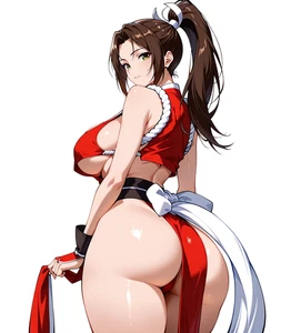 Mai Shiranui King of Fighters KoF Anime Waifu Sticker 6" Car Decal Weatherproof - Picture 1 of 1