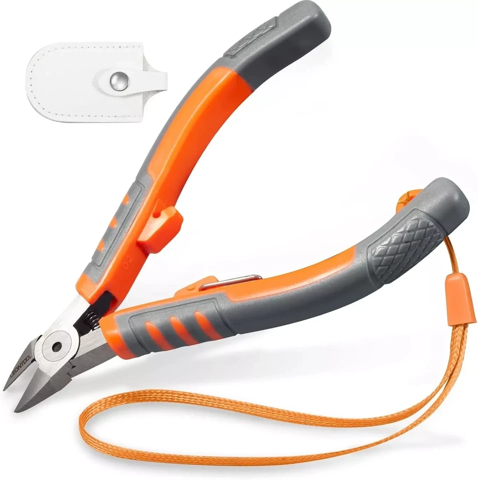 BRANDED LEONTOOL Diagonal Cutting Pliers 5-Inch Wire Cutters Flush Cutter Side Cutter...