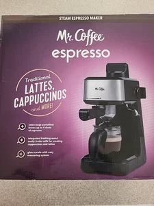 Mr. Coffee 2191914 máquina de café espresso de vapor de 4 disparos, cafetera de capuchino y café con leche - Imagen 1 de 3