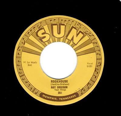 ROCKABILLY-ROY ORBISON-ROCKHOUSE/YOU'RE MY BABY-SUN 251 - Image 1 of 2