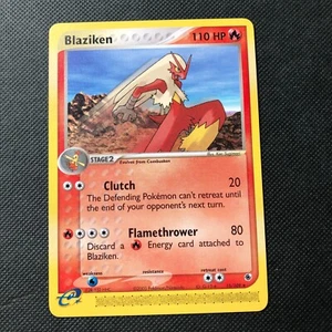 Pokémon JCC BLAZIKEN 15/109 sin HOLO Ex Rubí y Zafiro 2003 casi nuevo - Imagen 1 de 2