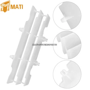 White Radiator Grille Guard Louver For Honda CR125R CR 125R 1992 1993 1994-1997 - Picture 1 of 10