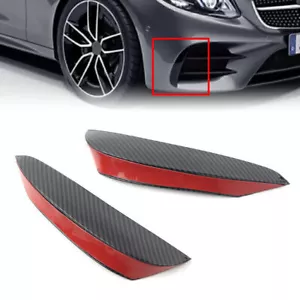 Parachoques delantero Canards aletas de ventilación embellecedores para Mercedes Benz Clase E W213 Sport - Imagen 1 de 10