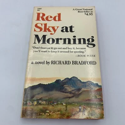 Vintage 1969 Red Sky At Morning by Richard Bradford 1st Print Mass Market Book - Image 1 of 4