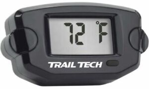 Trail Tech Surface Mount Temperature Meter with Water Hose Sensor Black 742-EH1