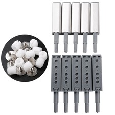 10x Silber Drücken zum Öffnen Türmagnet Türschnapper Möbelmagnet Druckschnäpper