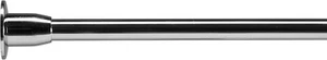Croydex Fineline Shower curtain Rod Rail Kit, Stainless Steel, Chrome,4 ways fit - Picture 1 of 8