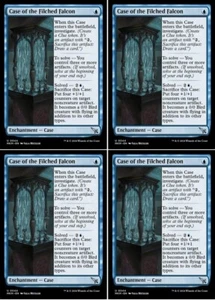 MTG - 4x CASE OF THE FILCHED FALCON - Murders at Karlov Manor (U) - Picture 1 of 1