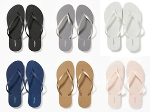 NEW Old Navy Classic Flip Flops Women Black Blue Gold Pink Silver 6 7 8 9 10 11 - Picture 1 of 9