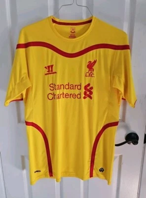 LIVERPOOL FC STEVEN GERRARD #8 REPLICA AWAY JERSEY 2014/15 WARRIOR LFC YNWA - Image 1 of 4