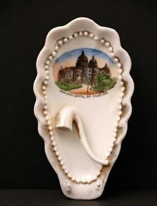 Antique Souvenir Trinket Dish from the Iowa State Capitol in Des Moines, Iowa - Picture 1 of 5