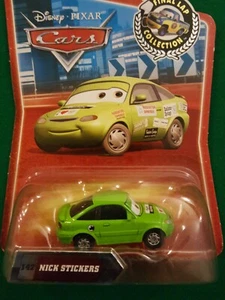 NICK STICKERS Disney Pixar CARS Final Lap collection diecast toy car #142 mattel - Picture 1 of 5