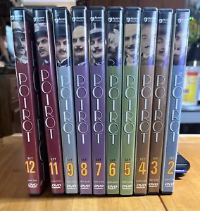 Agatha Christie's Poirot: Collector's Set of 10 # 2 Thru 9, 11, 12 & 2 Movies - Picture 1 of 5