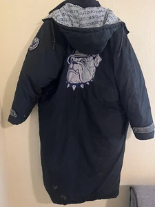 Georgetown ProPlayer Trench coat Vintage Jacket With Hood ULTRA RARE! - Picture 1 of 12
