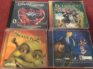 Assorted Lot of 4 Children's Character Computer CD's  - Picture 1 of 3