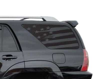 USA Flag Decals fits Toyota 4Runner  Side window 2002-2009 TRD Pro FR3 - Image 1 of 3