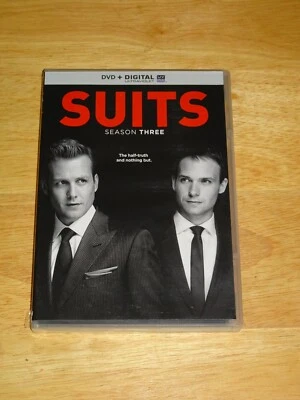 SUITS SEASON THREE 3 VERY GOOD DVD GABRIEL MACHT PATRICK J. ADAMS MEGHAN MARKLE - Image 1 of 4
