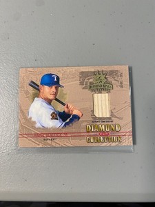 HANK BLALOCK 2004 Donruss Diamond Kings #DC-32 Cut Collection Game Used Bat /100